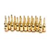 AANAN 20/8Pc 4mm 24k Gold-Plated Musical Cable Wire Banana Plug Audio Speaker Connector Plated Musical Speaker Jack Plug Pin Connector (Color : 20PCS) view 1