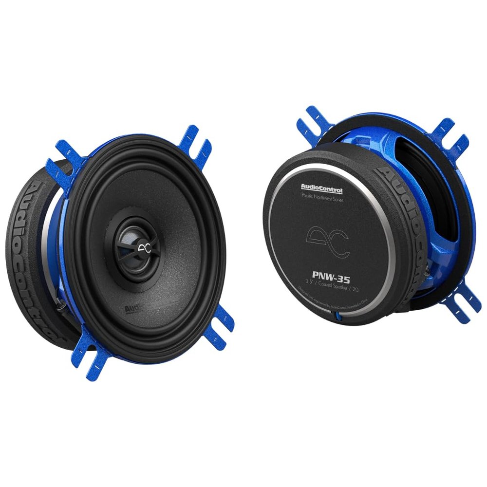 AudioControl PNW Series Car Speakers, 3.5" Coaxial Premium High-Fidelity, 25 Watt RMS/50 Watt Max, 2 Ohm (Pair)