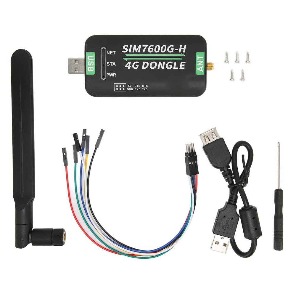SIM7600GH 4G DONGLE Module USB UART Communication Support 2G 3G 4G 50Mbps Uplink 150Mbps Downlink Computer Accessories for PC
