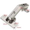 135-degree Folding Cabinet Door Hinges, Kitchen and Bathroom Cabinet Hinges, 2-Hole Household Tools. view 2