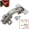 135-degree Folding Cabinet Door Hinges, Kitchen and Bathroom Cabinet Hinges, 2-Hole Household Tools. view 3