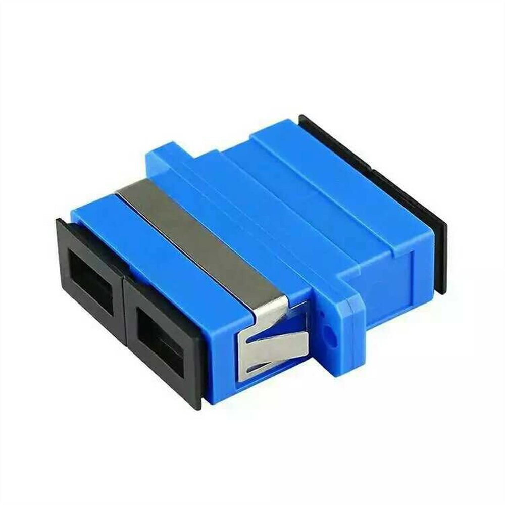 FERDUS Communication Equipment 100PCS SC UPC Duplex Single-Mode Fiber Optic Adapter SC Optical Fiber Coupler SC UPC Fiber Flange SC Connector Optical Fiber Fittings