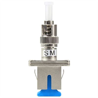 FERDUS Communication Equipment 5PCS ST-SC Adapter Connecter ST to SC Flange Adapter ST-SC Square Metal Fiber Optic Adapter Fiber Optic Coupler Optical Fiber Fittings