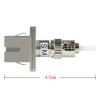FERDUS Communication Equipment 5PCS ST-SC Adapter Connecter ST to SC Flange Adapter ST-SC Square Metal Fiber Optic Adapter Fiber Optic Coupler Optical Fiber Fittings view 4