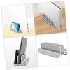 BESTOYARD Laptop Stand Laptop Supporting Stand Laptop Holder Laptop Vertical Stand Dock Stand for Laptop Vertical Laptop Phone Holder Tablet Stand Aluminum Alloy Phone Stand Adjust view 3