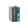 EDS-316-M-ST-T, Industrial Ethernet Switch, 15 10/100BaseT(X) Ethernet Ports, 1 100BaseFX Port, Multi Mode ST with -40 ~ 75C view 1