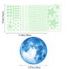 492 Glow in The Dark Stars & Moon Space Galaxy Universe Planet Wall Decals - Blue Glowing Stars Stickers for Kids Bedroom, Nursery & Living Room Decor view 3