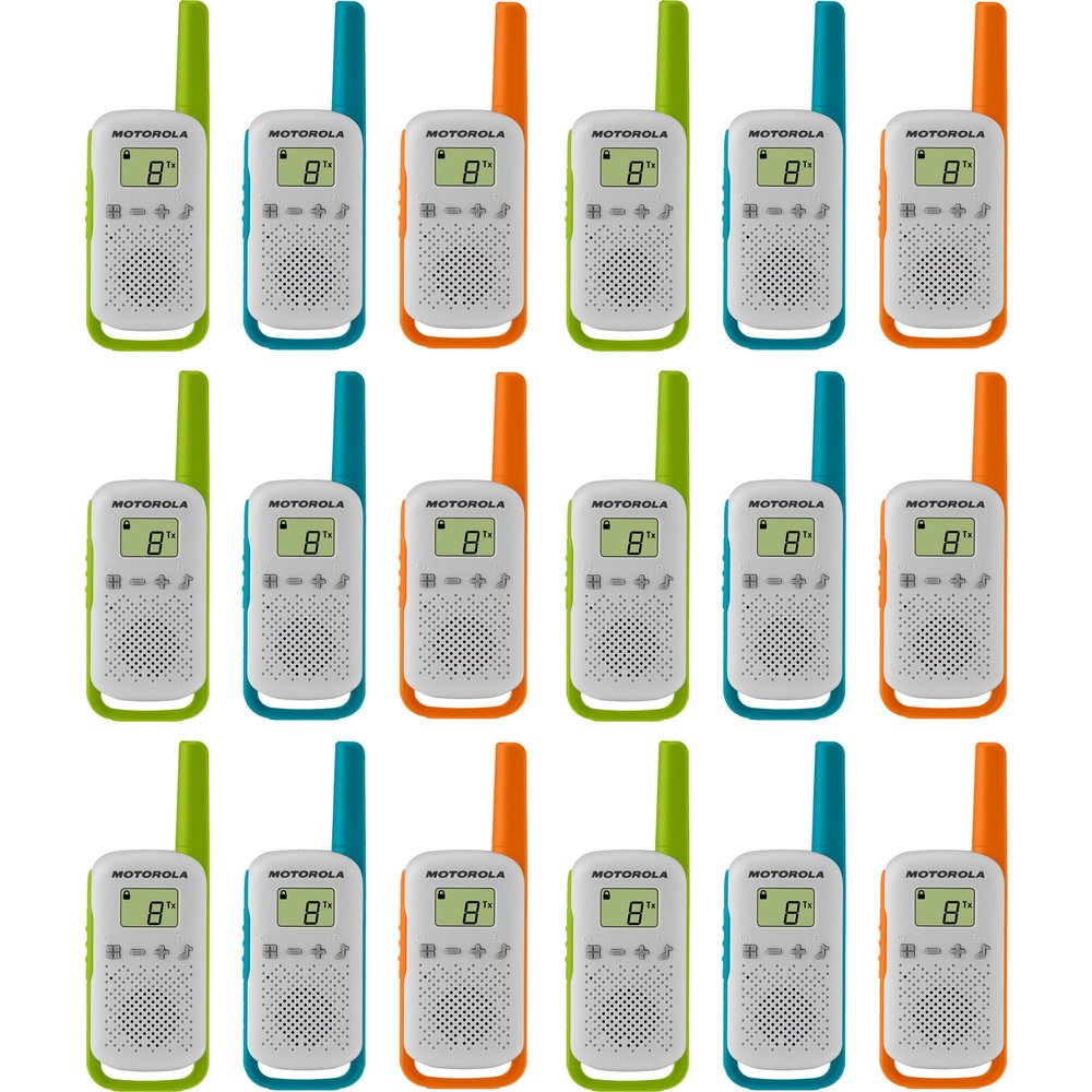 Motorola Solutions TALKABOUT T110TP 16 mi. Two-Way FRS Radio 18-Pack