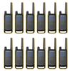 Motorola Solutions, Portable FRS, T470, Talkabout, Two-Way Radios, Emergency Preparedness, Rechargeable, 22 Channel, 35 Mile, Black W/Yellow, 12 Pack view 1