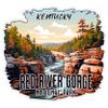 Red River Gorge National Park Kentucky Sticker 4 Inch Nature Hiking Camping - Waterproof Vinyl Decal for Laptop Water Bottle Car Tumbler - Durable Aesthetic Long-Lasting Stickers for Adults ID44990 view 1