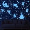 Glow in the Dark Stars Unicorn Bedroom Decor for Girls - Fairy Butterfly Wall Decals, Space Galaxy Wall Stickers for Ceiling, Kids Nursery and Living Room Wall Decor view 4