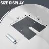 Zonon Pipe and Drape Base Plate 14 x 16 Inches Backdrop Stand Flat Brace Bracket with a Fixing Pin for Backdrops Trade Shows Events Booths and Bracket(1,2'' Diameter Fixing Pin) view 2