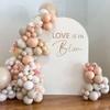 CANTLY Love Is In Bloom Bridal Shower Party Decal Sign - Engagement/Bride-To-Be/Valentine's Day Party Supplies Wall Decal, Love Is In Bloom Balloon Arch Stickers, Wedding Party Decoration Wall Sticker view 3