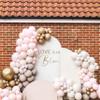 CANTLY Love Is In Bloom Bridal Shower Party Decal Sign - Engagement/Bride-To-Be/Valentine's Day Party Supplies Wall Decal, Love Is In Bloom Balloon Arch Stickers, Wedding Party Decoration Wall Sticker view 4