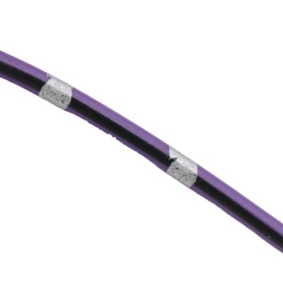 Trunking Solid 10 meters Speaker Audio Power Cord 22 AWG 14 AWG Car Modified Wire Oxygen-free Cable Pure Copper Twisted Pair Line Connector Loom ( Color : Purple Black , Size : 20AWG 0.5 Square mm )