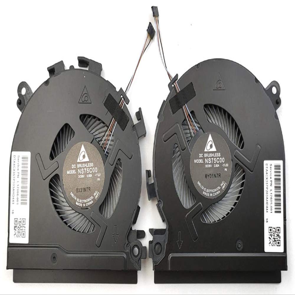 xinzhuoqi New CPU and GPU Fan for HP Spectre X360 15-CH 15-CH011DX 15-CH011NR 15-CH015NR 15-CH017NR