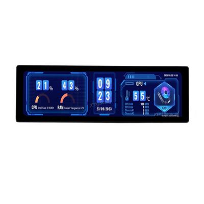 XYGStudy 11.9inch IPS Touch Monitor Display, 3201480 Pixel, Toughened Glass Panel, HDMI Interface, Hi-Fi Speaker, with Collapsible Stand, Metal Case (11.9inch Touch Monitor)