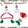 2 Pack Christmas Computer Monitor Covers Elastic Xmas Decorations Reindeer Computer Monitor Border Cover, Elastic Laptop Computer Cover for New Year Gift Ideas Xmas Home Office Computer Decoration (2) view 3