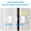 Door Alarm, Easy to Install Window Alarms for Home Security Anti-Theft System, 120DB Pool Alarm (6-Pack) view 3