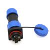 ZBLZGP TY20 4-Pin 25A Waterproof Circular Connector, Solderable Quick Disconnect, Male Panel Mount Socket & Female Cable Plug for Outdoor Marine Electrical Use view 2