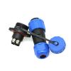 ZBLZGP TY20 5 Pin 10A Aviation Connector Quick-Disconnect Panel Mount Male Female Power Plug No Soldering Screw Connection Wire Cable Connector for Electrical Power Audio Video Project view 1