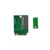 Suckoo for Rog Ally Handheld Conversion 2230 to 2280 SSD Hard Drive Expansion Board Green NVME M-Key M.2 PCIE 4.0 Adapter Upgrade Converter 90 Degree view 1