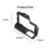Aluminum Alloy Camera Protective Cage Rig Housing with Cold Shoe Mount for Fujifilm X-E4 Fuji XE4 Camera view 2