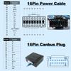 Car Head Unit Wire Hareness for Toyta Cary Corlla RAV4 4Runer Tacma, Fit Toyta Car Stereo Radio Power Cable USB CANBUS Decoder Adapter Support J-B-L Amplifier SWC view 3