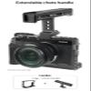 Aluminum Alloy Camera Protective Cage Rig Housing with Cold Shoe Mount Chute Handle for Fujifilm X-E4 Fuji XE4 Camera view 3