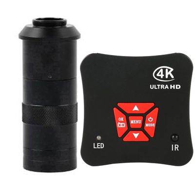 38MP 1080P 4K HDMI USB Industrial Video Microscope Camera 100X C-Mount Lens For Phone Tablet PC PCB IC Observe Soldering