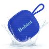 Bobtot Portable Wireless Bluetooth Speakers - IPX7 Waterproof Small Shower Speaker with 16 Hours Playtime, Loud Stereo Sound, Built-in Mic, TWS, Mini Size with Carry Lanyard for Outdoor, Blue view 1