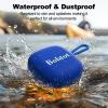 Bobtot Portable Wireless Bluetooth Speakers - IPX7 Waterproof Small Shower Speaker with 16 Hours Playtime, Loud Stereo Sound, Built-in Mic, TWS, Mini Size with Carry Lanyard for Outdoor, Blue view 4