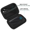 Lacdo Hard Carrying Case for Samsung T9 Portable Solid State Drives 1TB 2TB 4TB USB 3.2 External SSD Hard EVA Shockproof Storage Travel Bag, Black+Black view 4