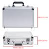 AxiGear 15in Aluminum Hard Case with DIY Customizable Foam Insert (14 x 9 x 4in Interior) view 2