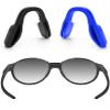 ToughAsNails 2 PCS Low Bridge Fit Replacement Nose Pads Pieces for Oakley Knolls OX8144 Sunglasses Black&Deep Blue view 1