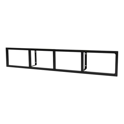 TFCFL Storage Rack Space 34 Inch CD DVD Cube Organizer Shelf for Wall Media & Video Game Organizer Metal Floating Shelf Set (3, Black)