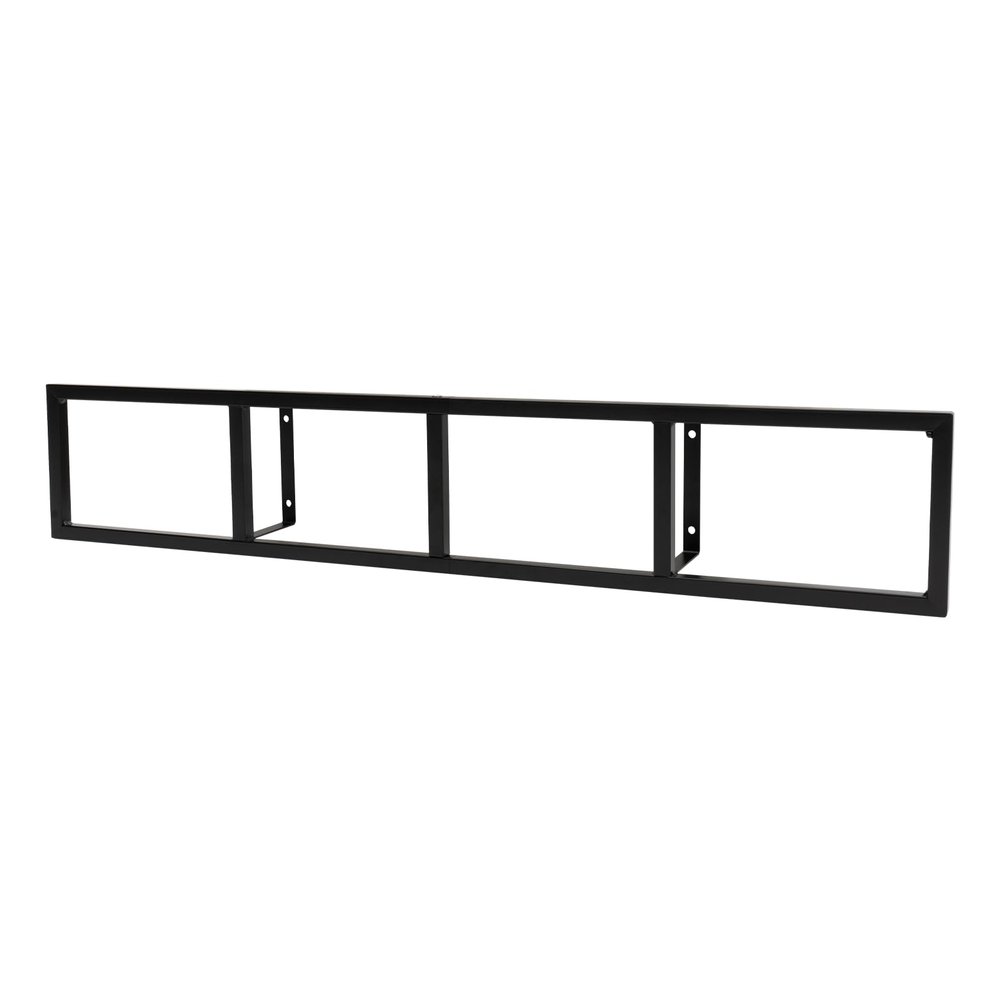TFCFL Storage Rack Space 34 Inch CD DVD Cube Organizer Shelf for Wall Media & Video Game Organizer Metal Floating Shelf Set (3, Black)