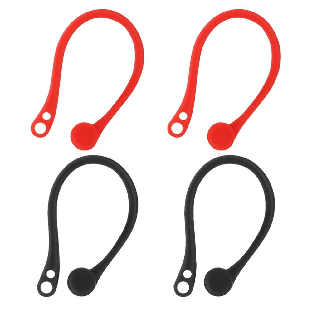 2 Pairs Ear Hooks for Earphone Silicone Ear Hooks Ear Holder for Earphones Ear Hook Holders Silicone Earbuds Covers