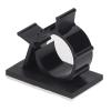 Cable Clips Self Adhesive, 100 Pack, Nylon PA66, Adjustable Wire Management Clamps, Black, Reusable for Home Office Cable Organization view 2
