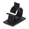 Cable Clips Self Adhesive, 100 Pack, Nylon PA66, Adjustable Wire Management Clamps, Black, Reusable for Home Office Cable Organization view 3