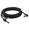 ZBLZGP M12 A-Coded 4 Pin Female Right Angle Shielded Sensor Cable, IP67 Waterproof Threaded Aviation Connector for Fieldbus Industrial Automation Control, 5M/16.4FT view 2