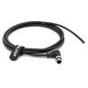 ZBLZGP M12 Male Elbow 4 Pin Actuator Sensor Signal Cable A-Code Aviation Outdoor Waterproof Cable for Camera Fieldbus Module Profibus Device 2M/6.6FT view 2