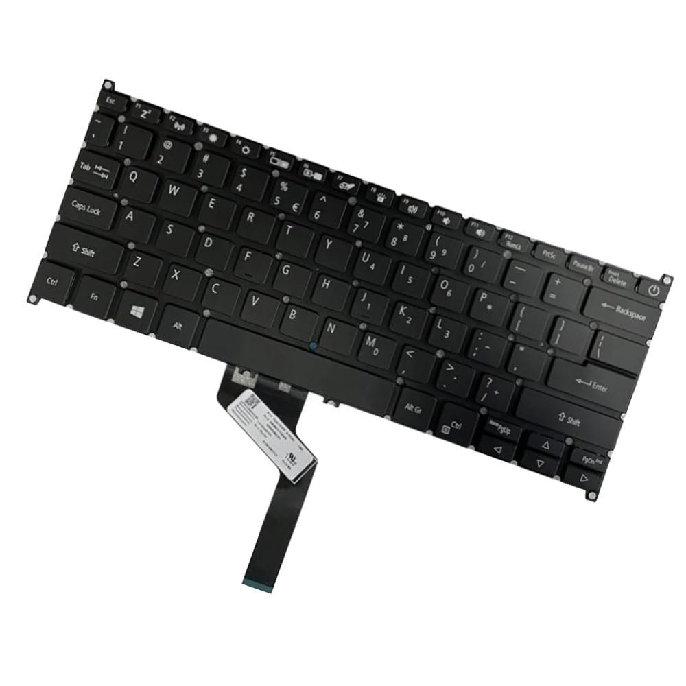 AKGIFT Laptop Keyboard Compatible for Acer Swift 5 SF514-52 SF514-52T SF514-54G SF514-54T SF515-51T US Layout Backlit