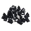 Adhesive Cable Clips, 100Pcs Black Paste and Fix Cable Clips Adjustable Self Adhesive Wire Management Clamps Reusable Nylon PA66 Cable, Cable Straps (YX-0810) view 2