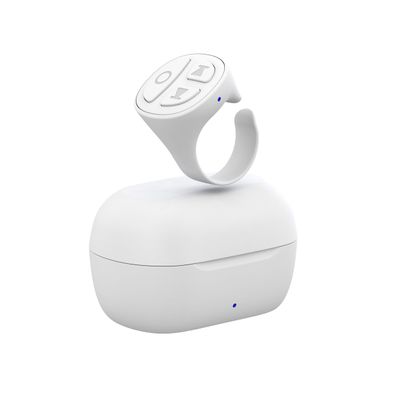 STDFORU TikTok Scrolling Ring, Bluetooth Camera Remote Control, Scrolling Ring for iPhone,TIK Tok, iPad, Android (White)