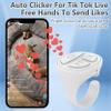 STDFORU TikTok Scrolling Ring, Bluetooth Camera Remote Control, Scrolling Ring for iPhone,TIK Tok, iPad, Android (White) view 3