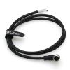 ZBLZGP M12 A-Code 5-Pin Male Elbow to Bare Wire Cable, 1 Meter Shielded Sensor Actuator Cord, Flexible PVC, IP67 Waterproof for Industrial Automation & Control Modules, 3.3 FT view 2