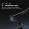 ZBLZGP M12 A-Code 5-Pin Female to Open End Shielded Cable, 8m/26.2ft 24AWG Lead-Free Industrial Pigtail, IP67 Waterproof, EMI/RFI Shielding for CANopen, DeviceNet, Automation view 4