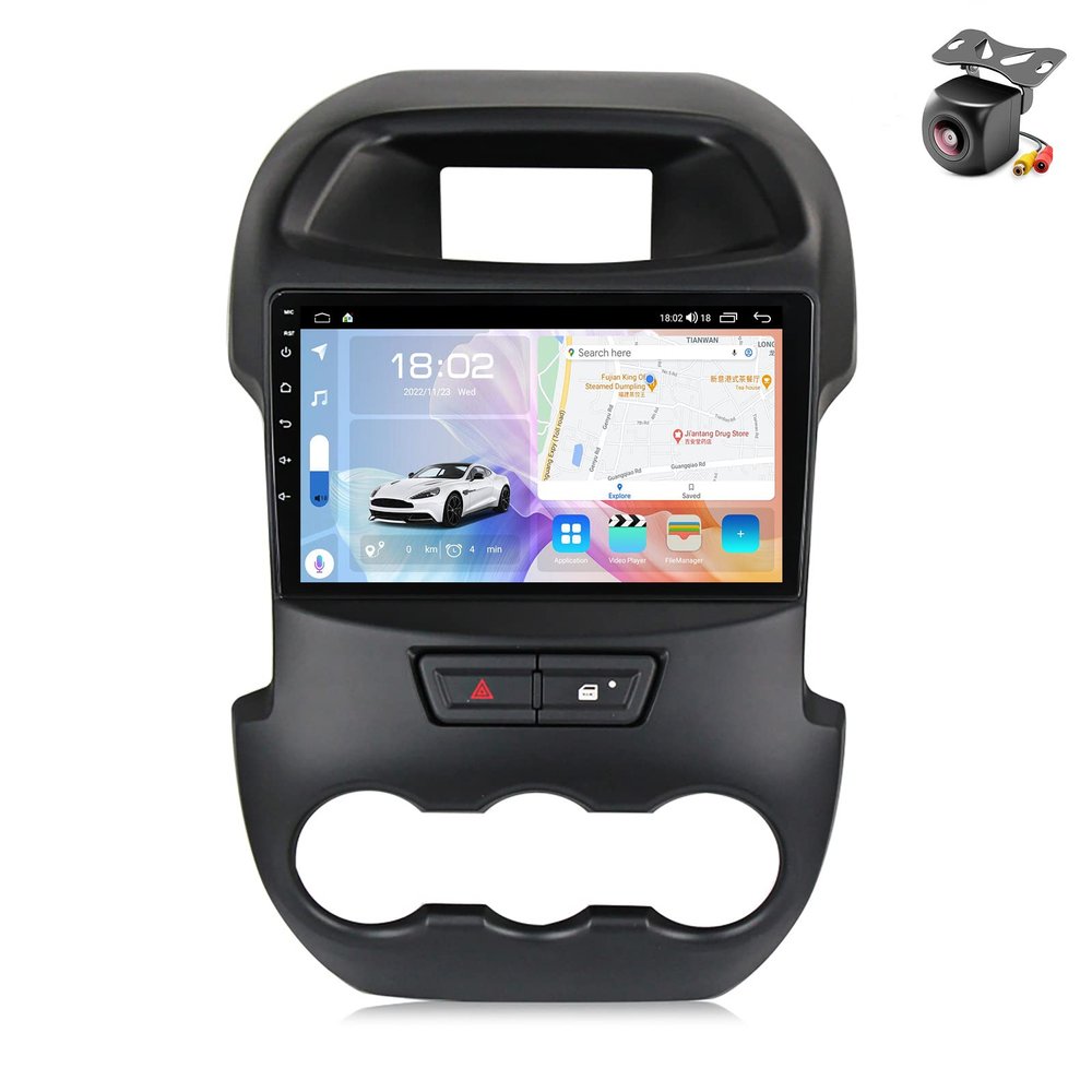 Android 12 System for Ford Ranger F-250 2011 2012 2013 2014 2015 2016 Car Stereo with FM SWC Car-Play Android Auto GPS Navigation Touch Screen Upgrade Car Radio Multimedia Player (M300S 8core 4+32G)