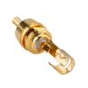 AANAN 4pcs/2pairs Gold Plated RCA Connector RCA Male Plug Adapter Video/Audio Wire Connector Support 6mm Cable Dark&red Super Fast view 3